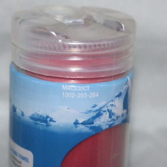 Arctic Cove bright red cooling towel large 12x33 - Picture 2 of 3